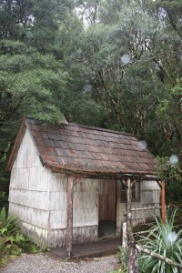 a cabin on the mountain