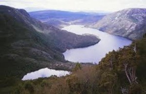 One of the many lakes around Lake St Clair