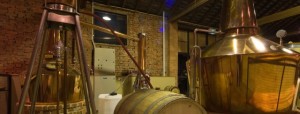 Inside the distillery