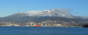 Snow on the mountain....Mount Wellington Hobart