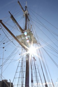 I took this photo during my photography course....tall ship on the harbour Salamanca Hobart