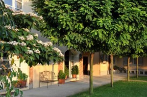 La Villa has beautiful gardens