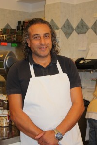 Sorry Mal, but I had to add the photo of the really cute fishmonger. The fish was good too !!!!