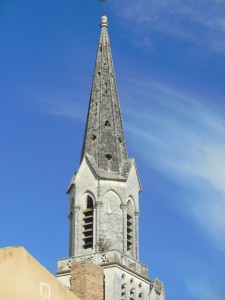 The church "next door"... the church bell rang every hour, 24 hours a day