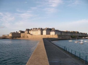 the beautiful walled town of Saint Malo
