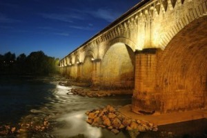 The canal bridge in Agen