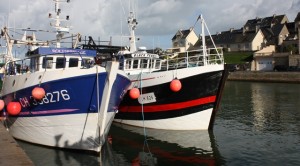 Fishing boats at Bayeux Port En Bessin