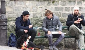 Artists in waiting.... Montmartre