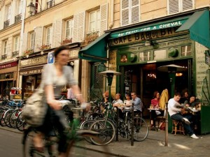 We loved the café culture of Paris