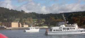 Part of the historic Port Arthur site from the water