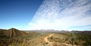 I loved the cloud formation in this photo I took in the Flinders Ranges