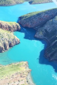 The water was so blue