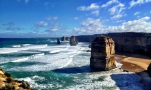 The "Twelve Apostles"... although not quite 12 at the moment