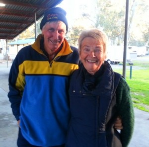 Kerrie and Graham Scholz, friends from Henty