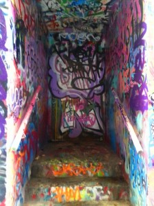 graffiti can look interesting in the right spots